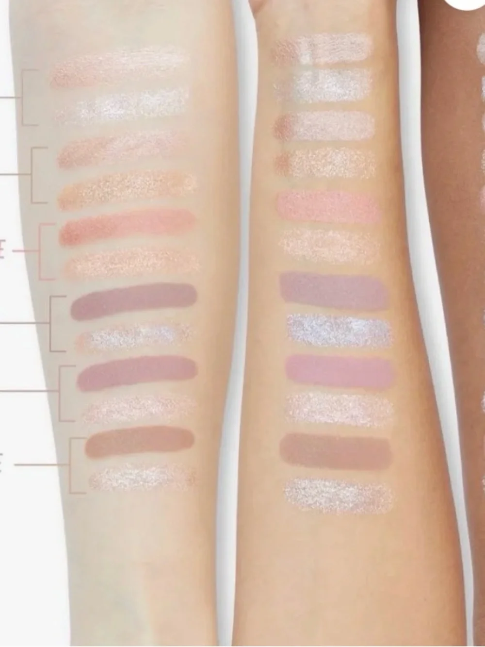 Sephora BUNDLE Pink Dual-Ended Highlighting Stamp - Champagne Beige